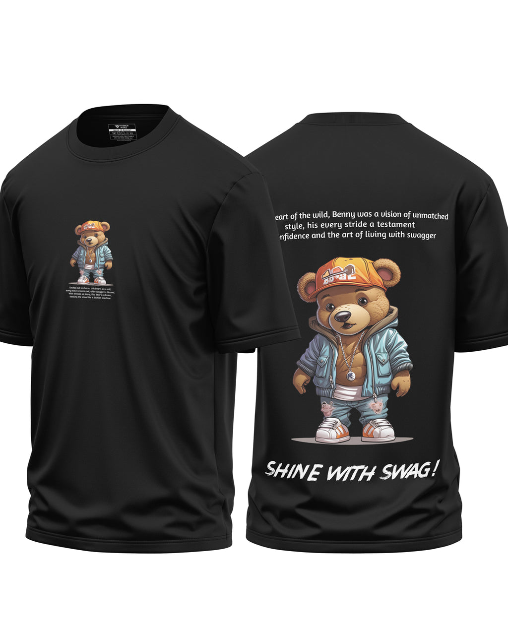 Shine With Swag Premium Cotton Oversized T-Shirt