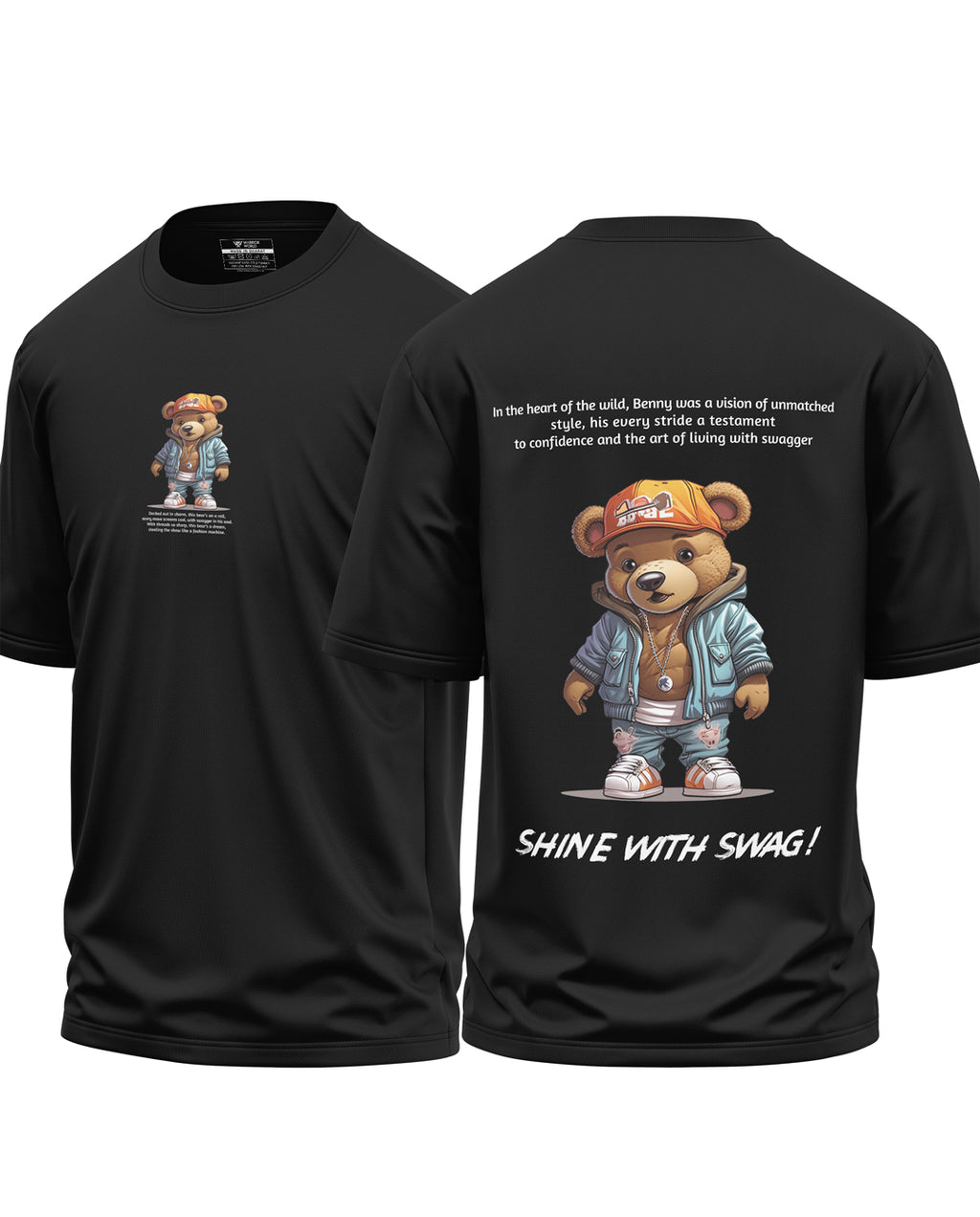 Shine With Swag Premium Cotton Oversized T-Shirt