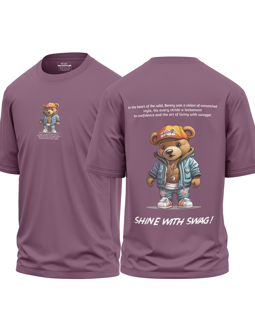 Shine With Swag Premium Cotton Oversized T-Shirt