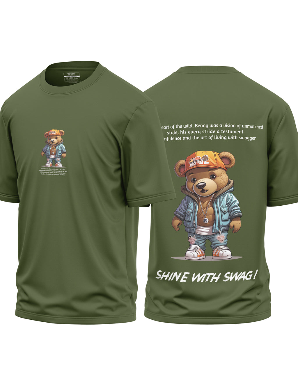 Shine With Swag Premium Cotton Oversized T-Shirt