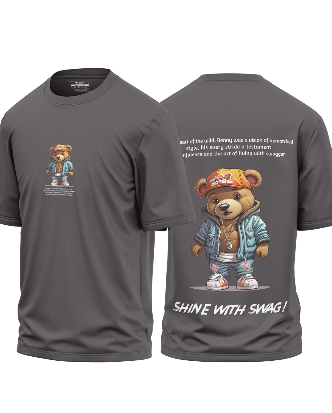 Shine With Swag Premium Cotton Oversized T-Shirt