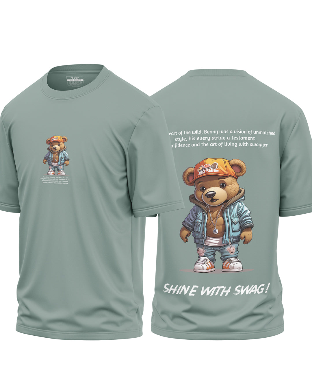 Shine With Swag Premium Cotton Oversized T-Shirt