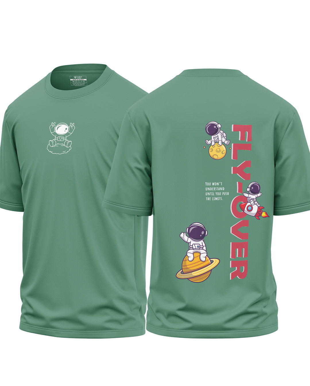Fly Over Premium Cotton Oversized T-Shirt