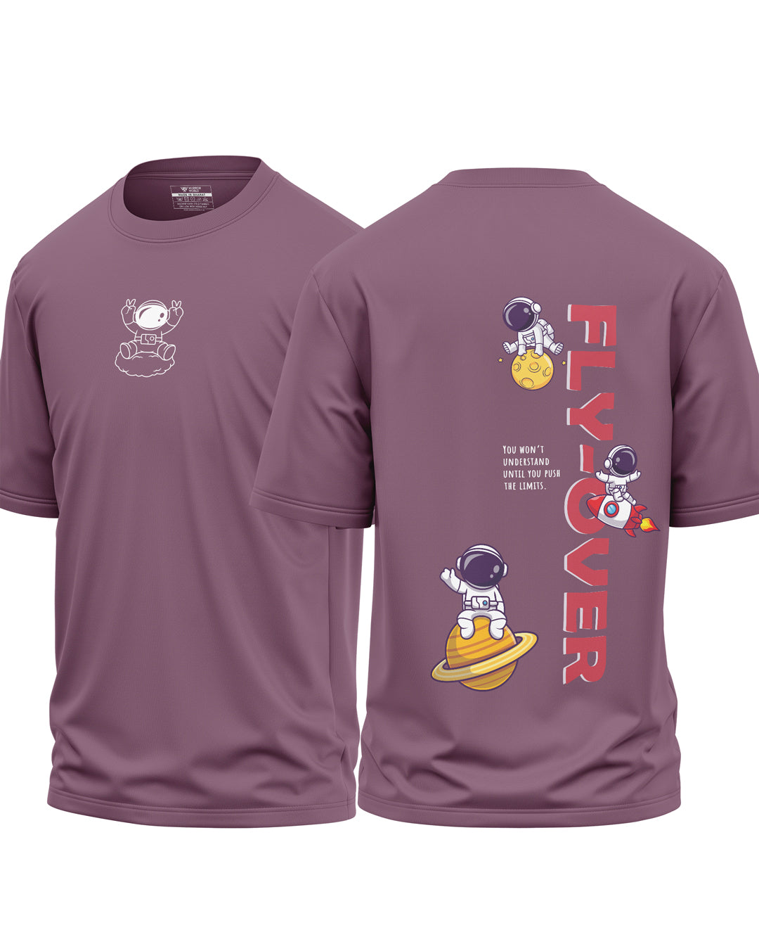 Fly Over Premium Cotton Oversized T-Shirt