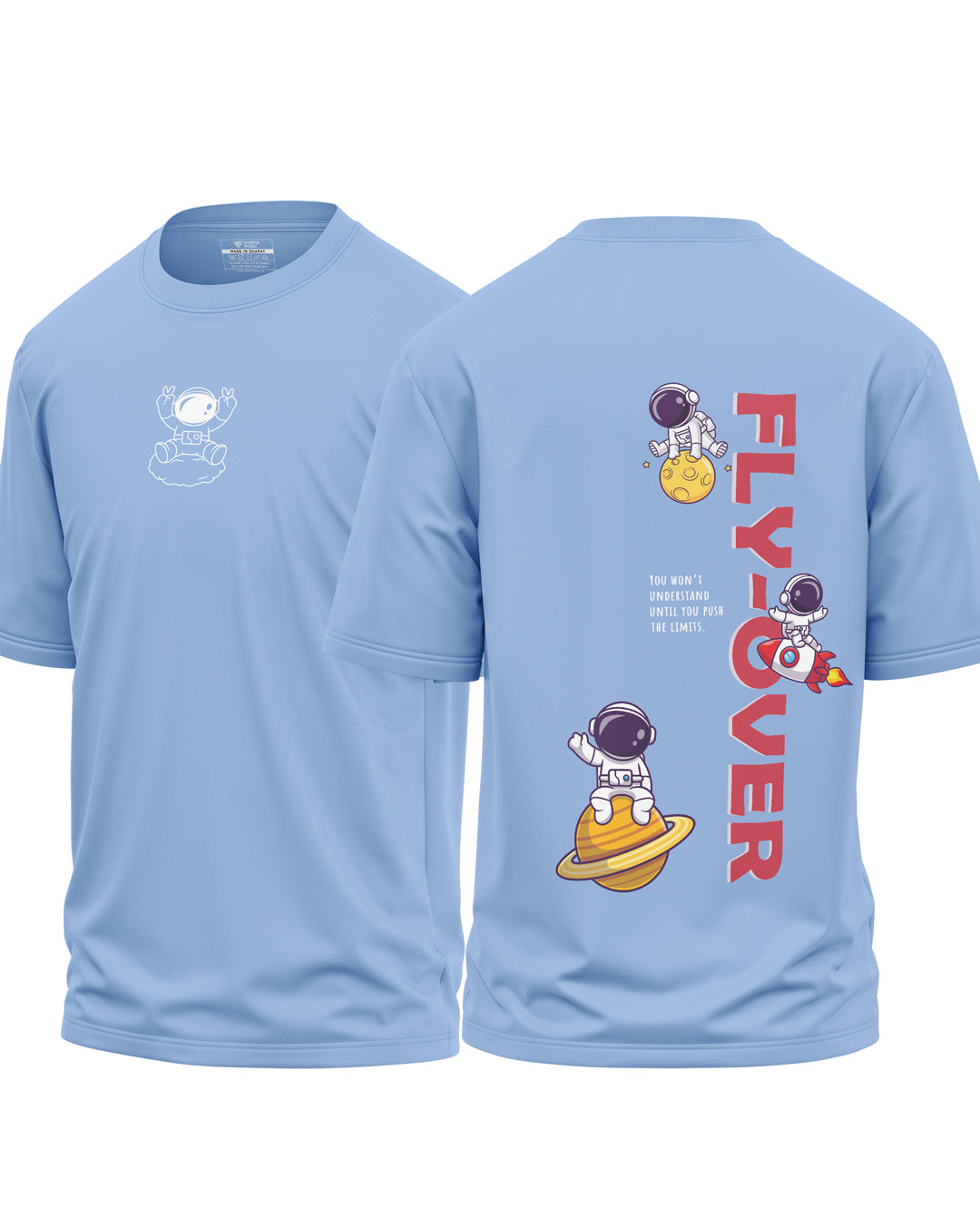 Fly Over Premium Cotton Oversized T-Shirt