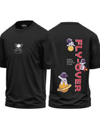 Fly Over Premium Cotton Oversized T-Shirt