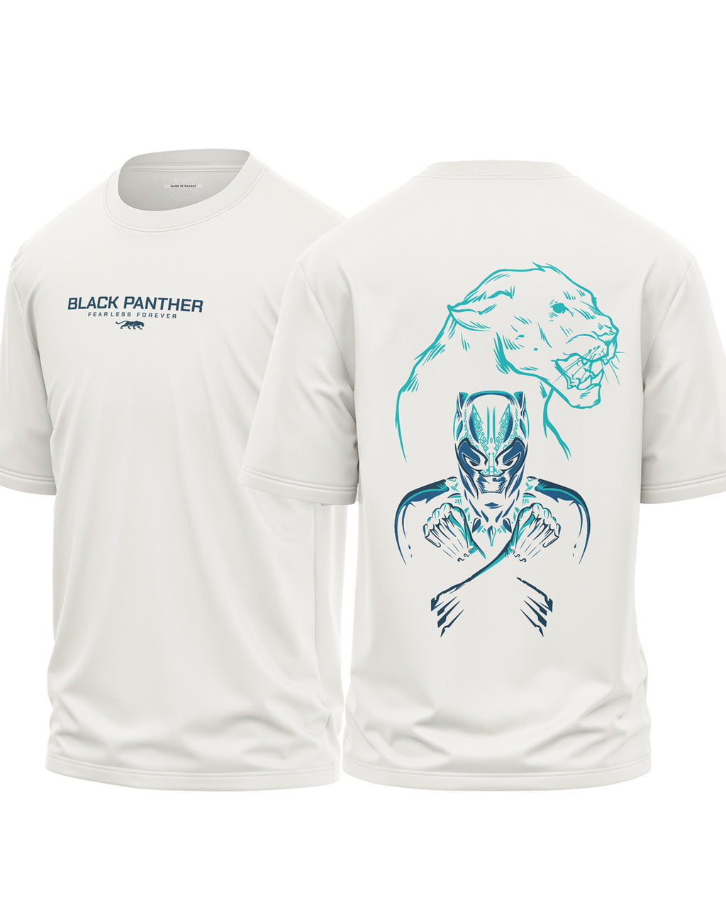 Black Panther Premium Cotton Oversized T-Shirt