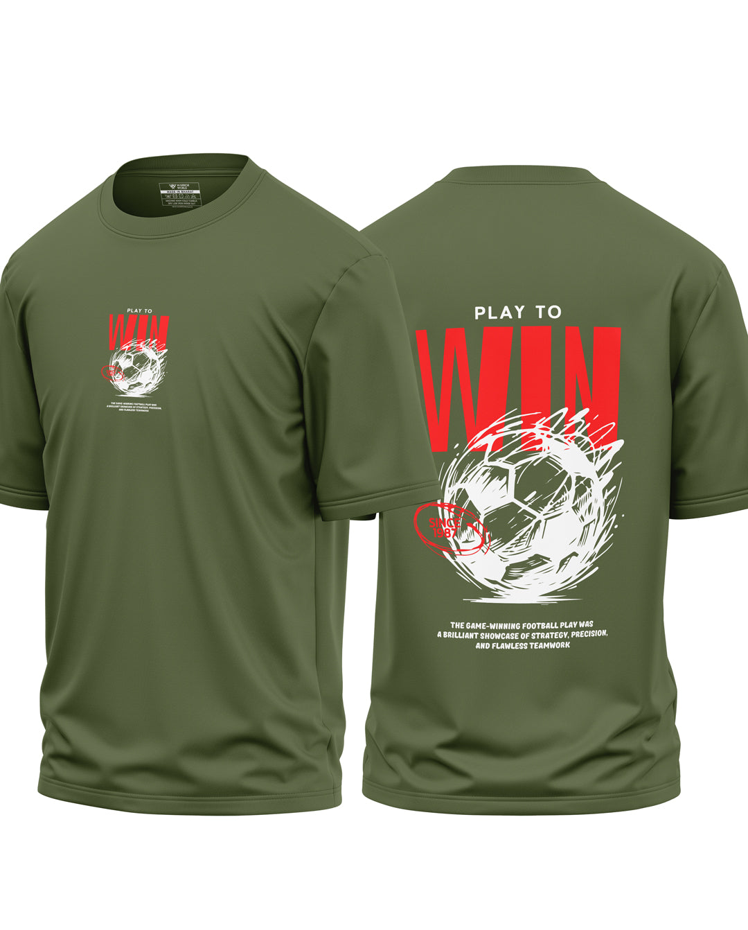 Play to Win Premium Cotton Oversized T-Shirt