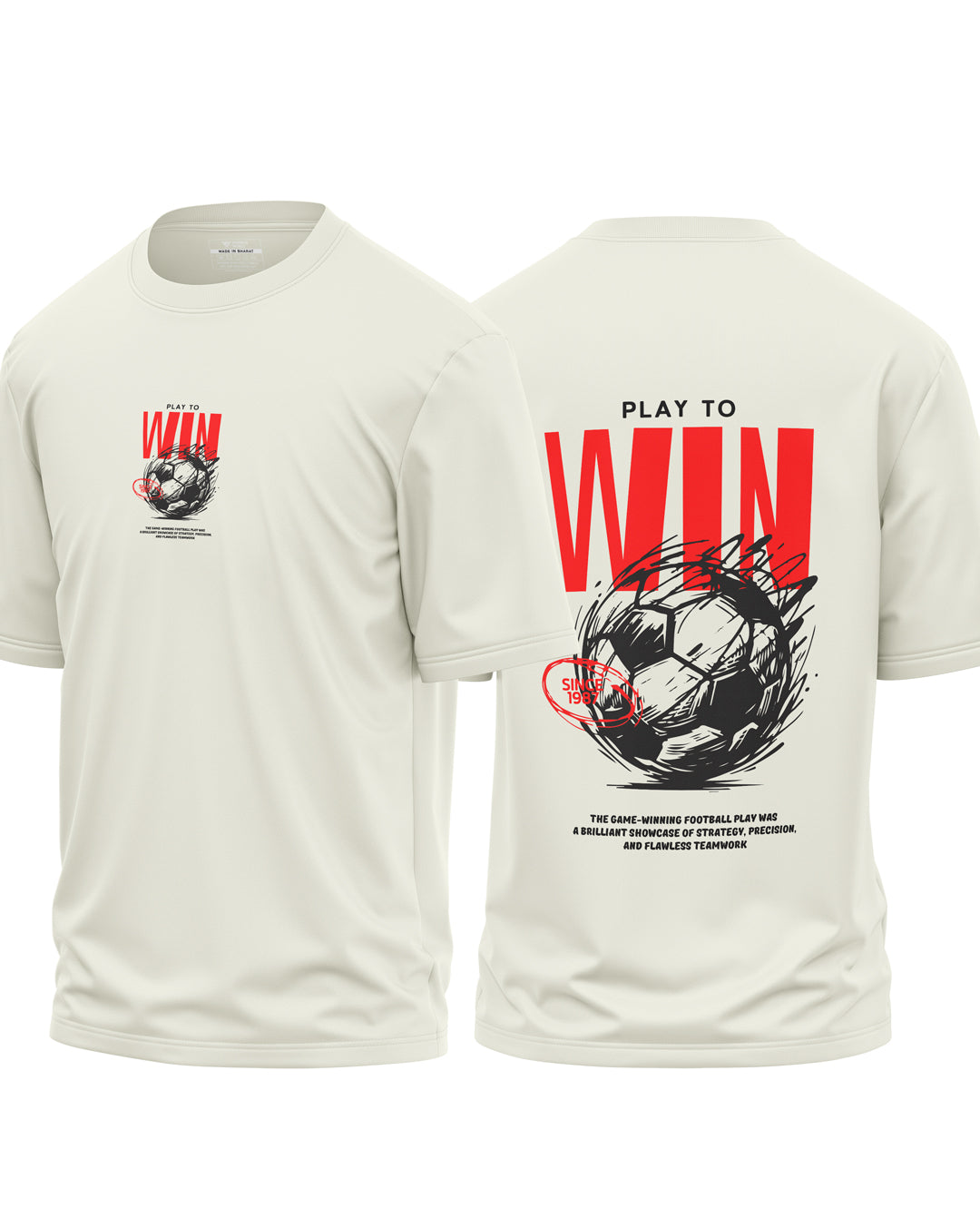 Play to Win Premium Cotton Oversized T-Shirt