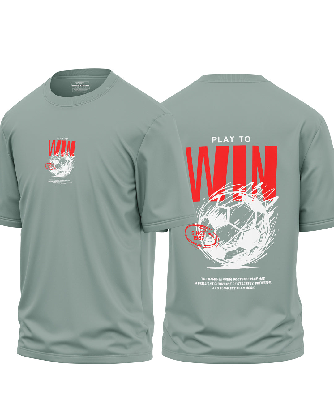 Play to Win Premium Cotton Oversized T-Shirt