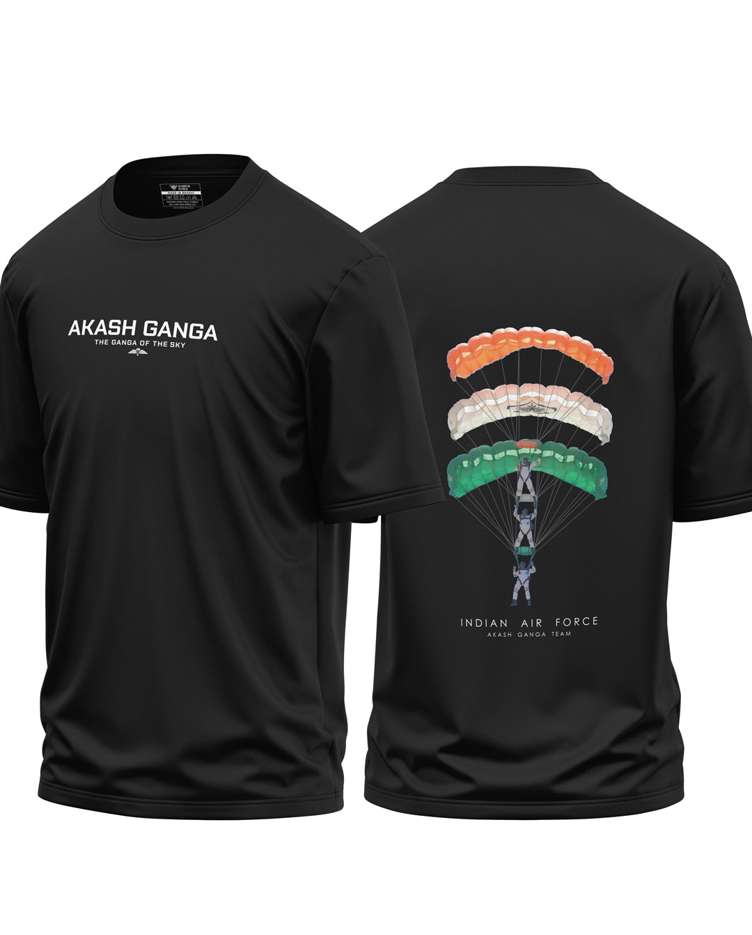 Indian Air Force Ganga Team Premium Cotton Oversized T-Shirt