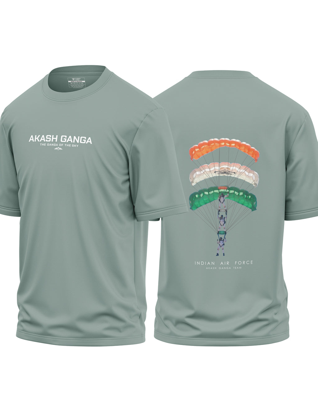 Indian Air Force Ganga Team Premium Cotton Oversized T-Shirt