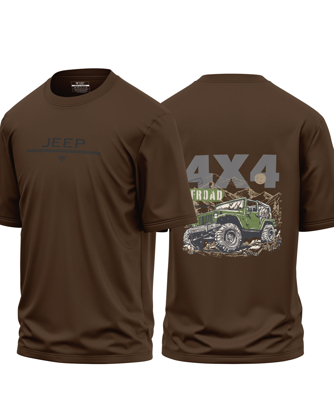 Jeep 4x4 Premium Cotton Oversized T-Shirt