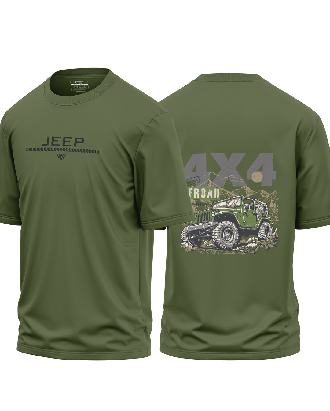 Jeep 4x4 Premium Cotton Oversized T-Shirt