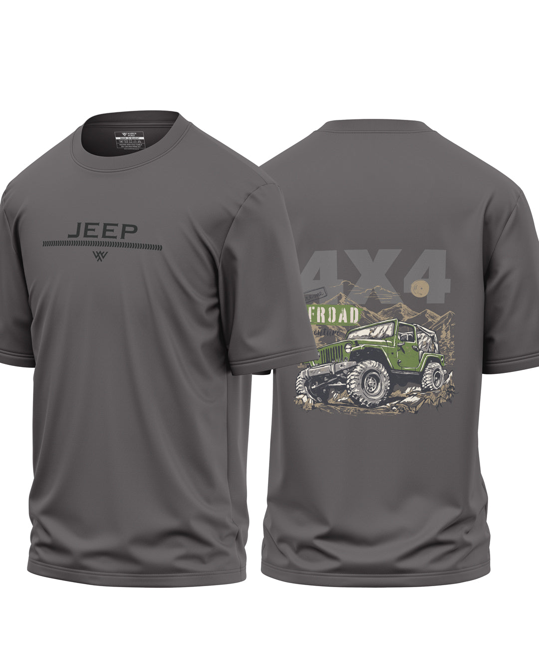 Jeep 4x4 Premium Cotton Oversized T-Shirt