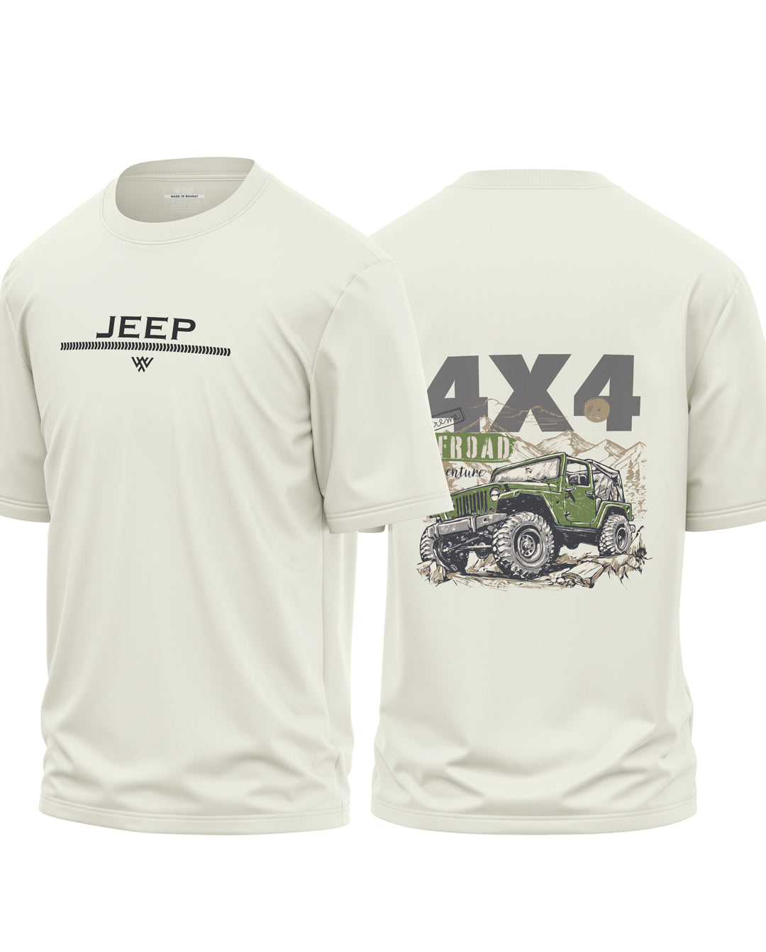 Jeep 4x4 Premium Cotton Oversized T-Shirt