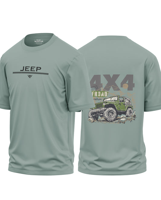 Jeep 4x4 Premium Cotton Oversized T-Shirt