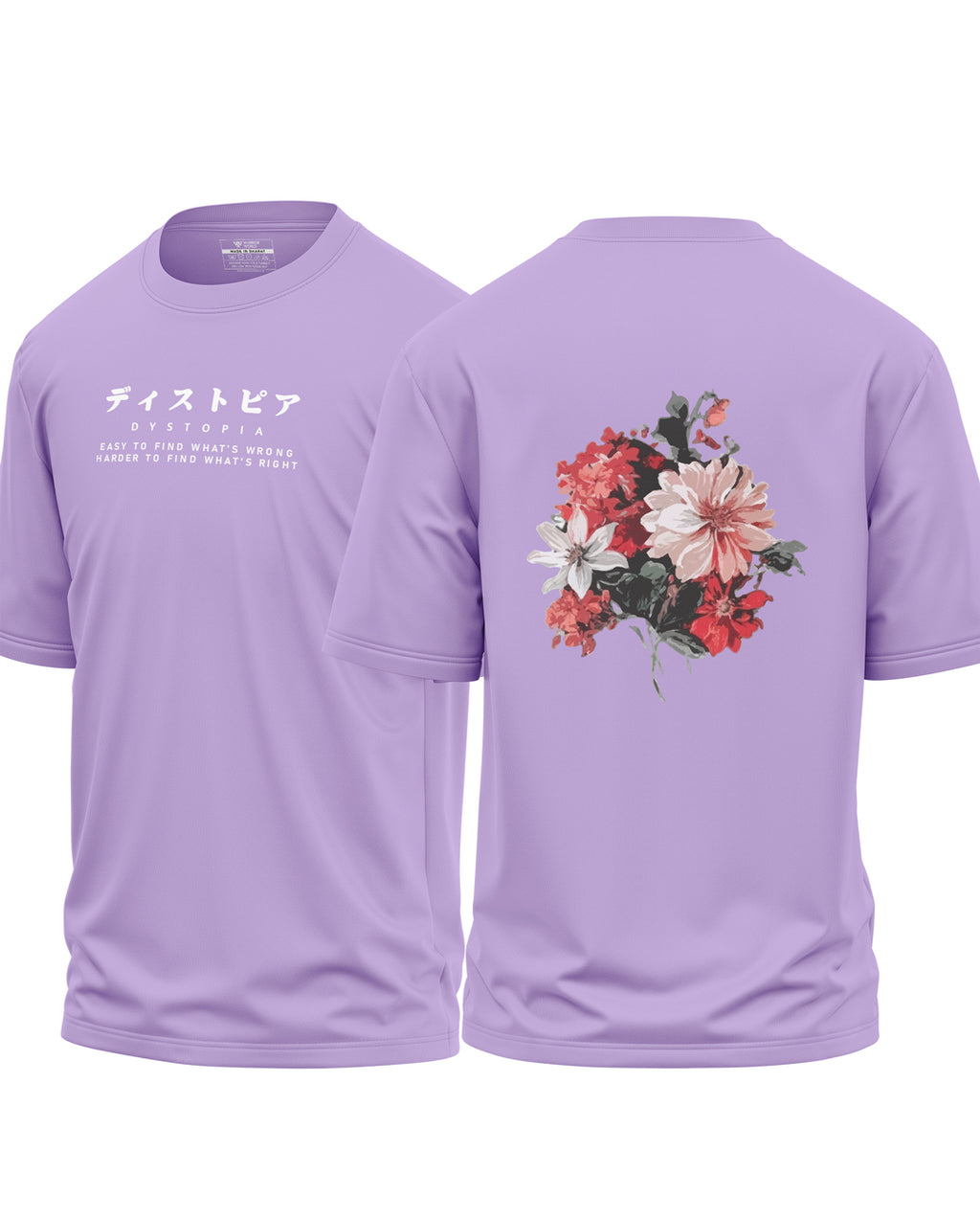 Dystipia Cotton Oversized T-shirt