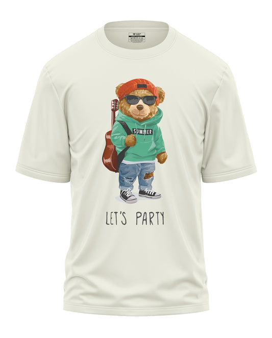 Lets Party Cotton Oversized T-shirt