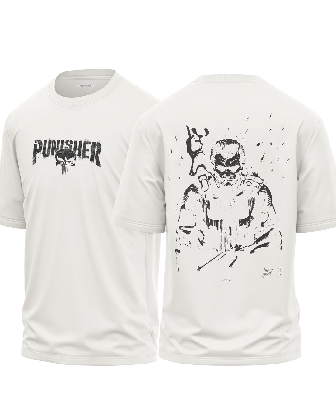 The Punisher Cotton Oversized T-shirt