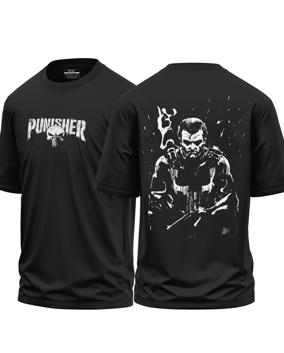 The Punisher Cotton Oversized T-shirt – Warriorworld