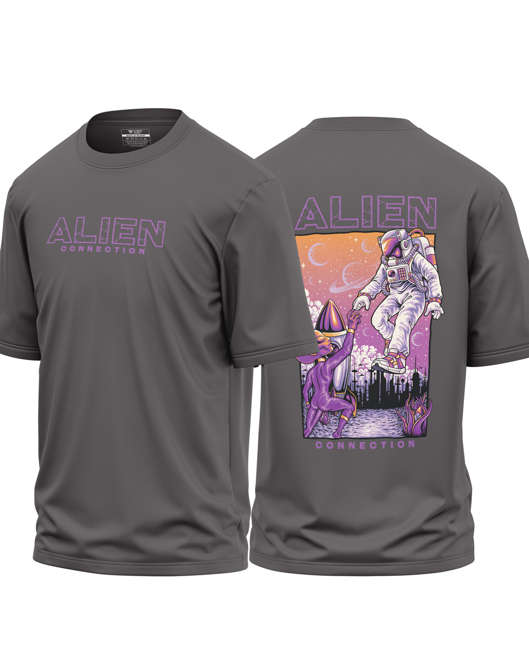 Alien Connection Cotton Oversized T-shirt