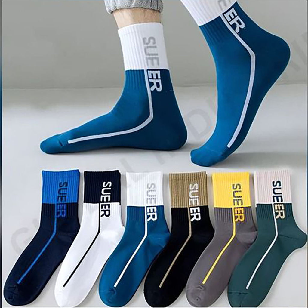 6-Pair Crew Super Socks Combo