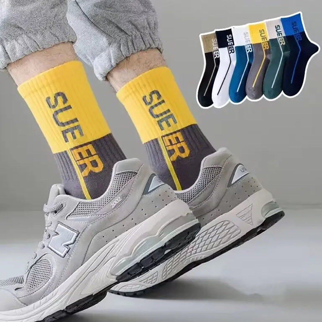 6-Pair Crew Super Socks Combo