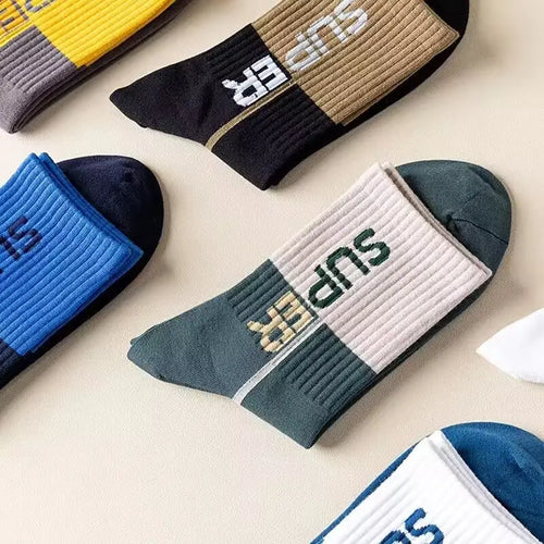 6-Pair Crew Super Socks Combo