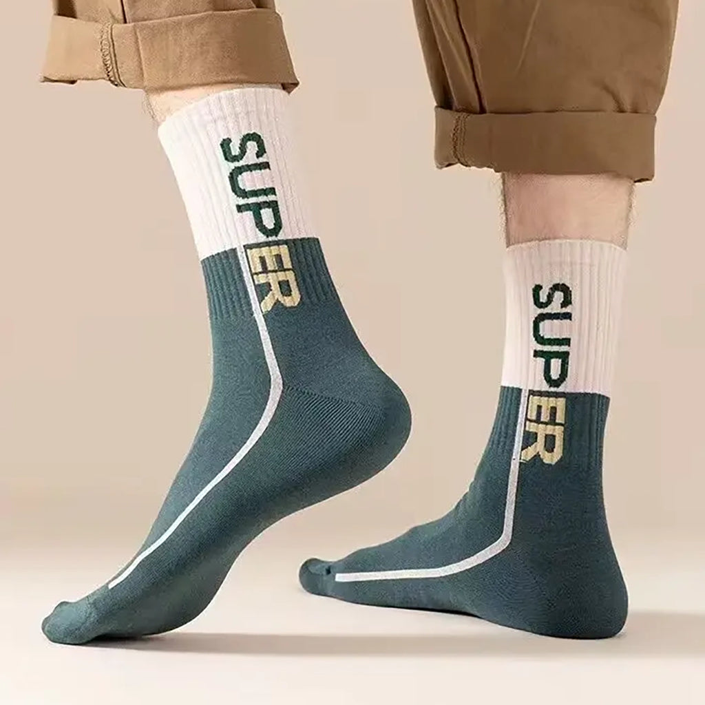 6-Pair Crew Super Socks Combo