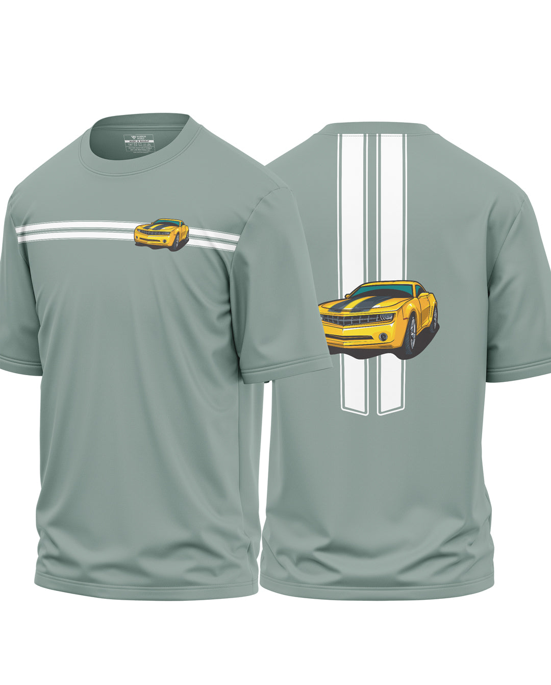 Yellow Car Oversized T-shirt