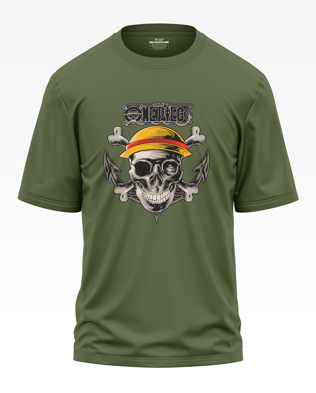 Onepiece Skull Cotton Oversized T-shirt