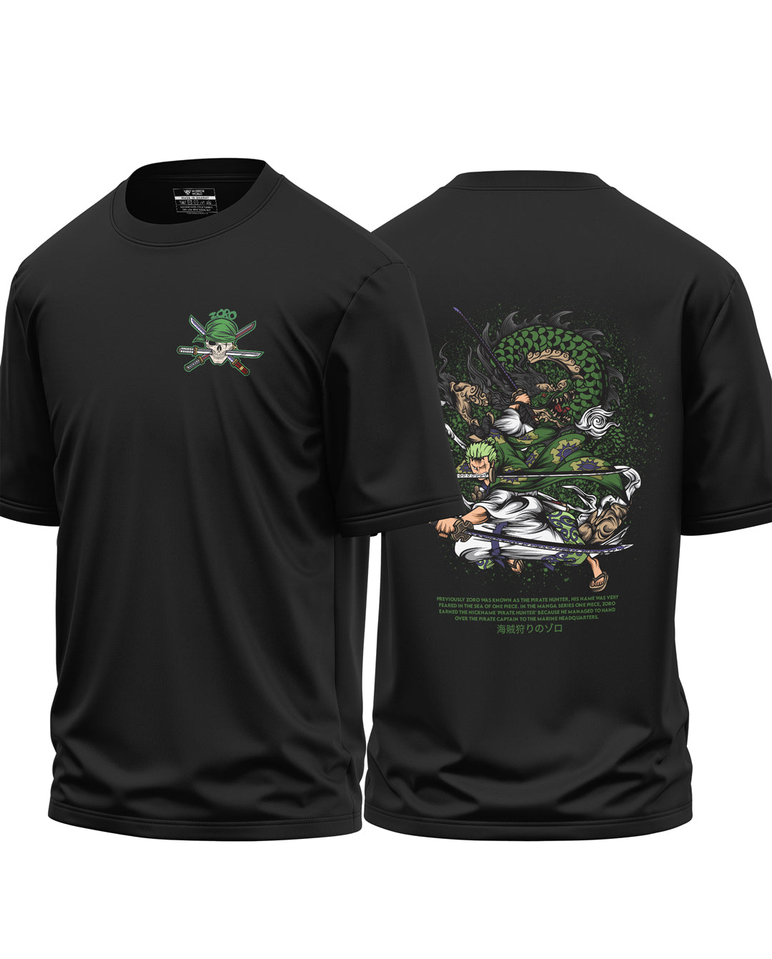 Zoro The Pirate Hunter Cotton Oversized T-shirt