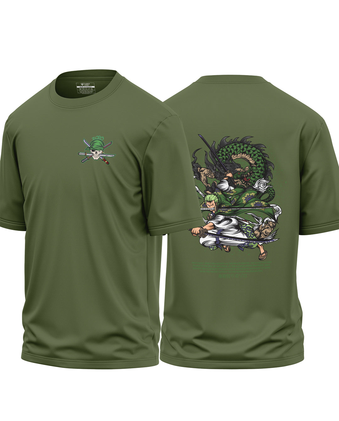 Zoro The Pirate Hunter Cotton Oversized T-shirt
