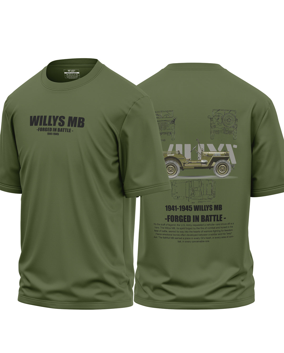 Battle Jeep Cotton Oversized T-shirt