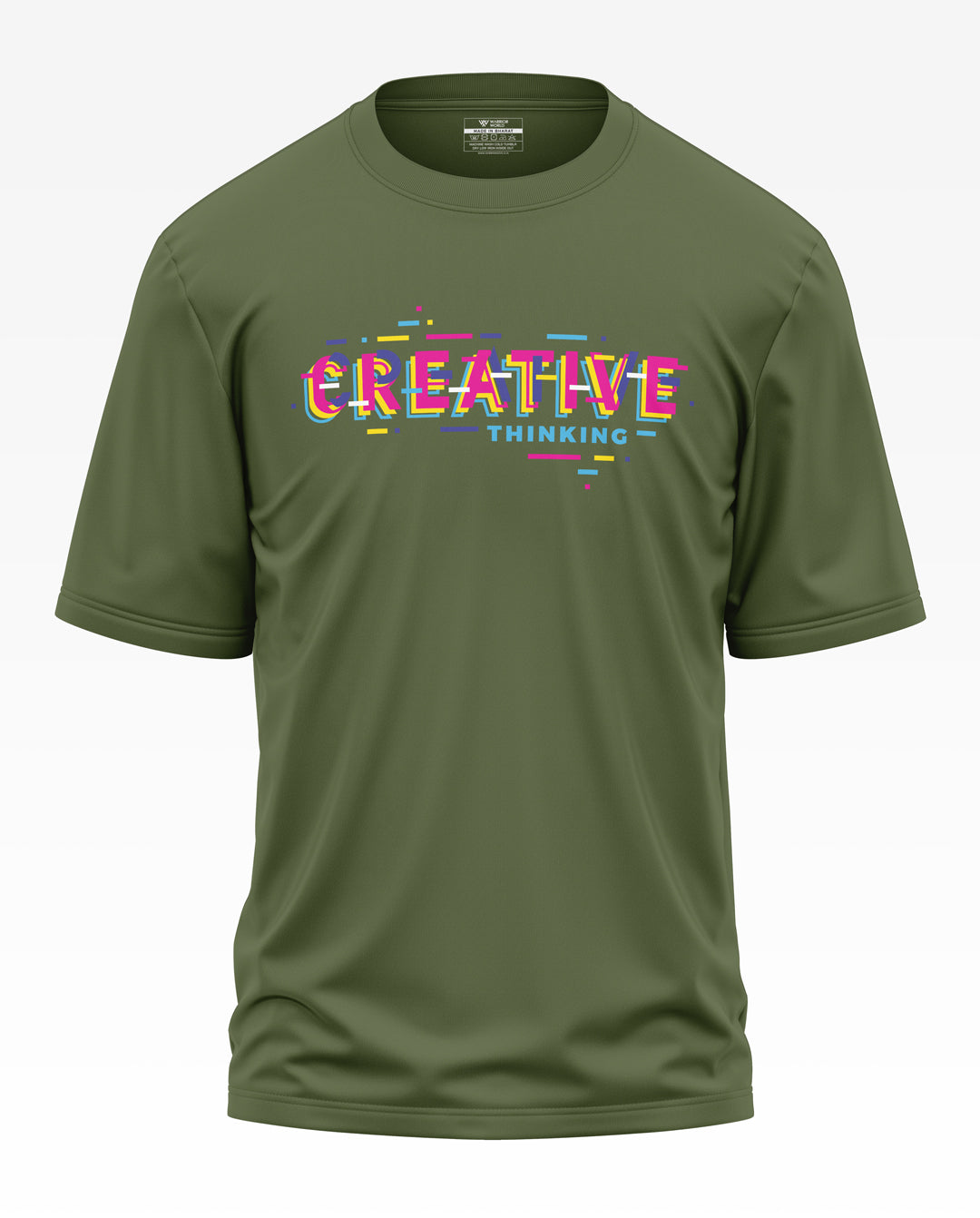 Creative Thinking Cotton Oversized T-Shirt