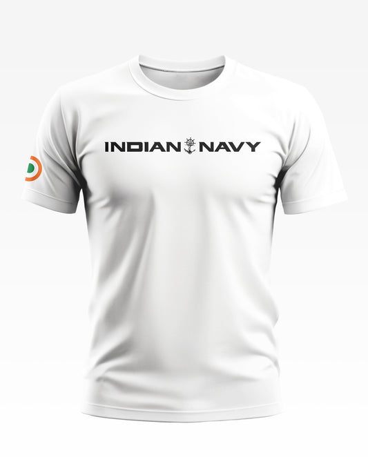 Indian Navy Anchor Soft Cotton T-shirt