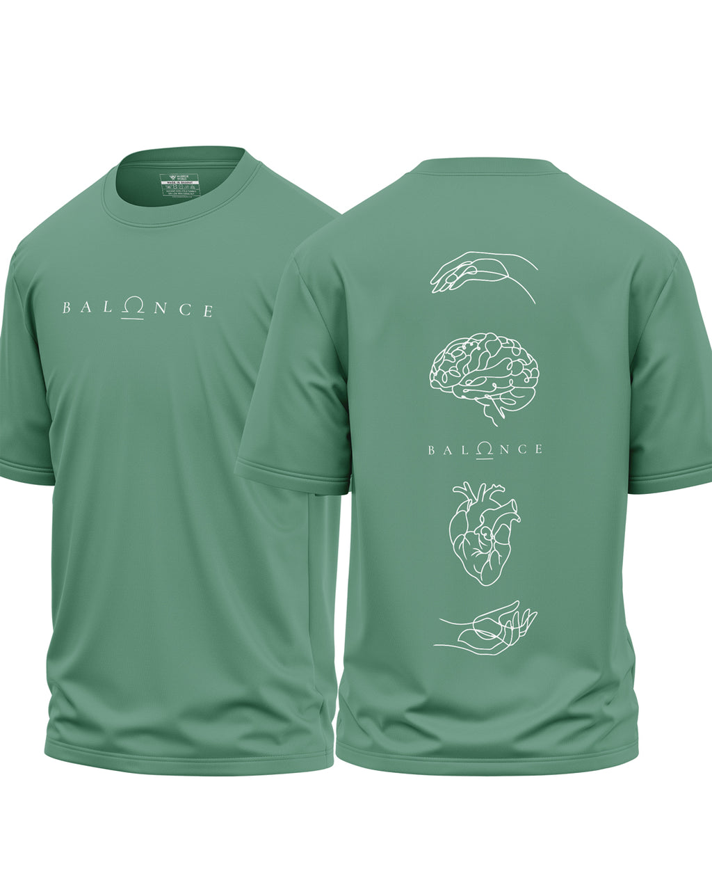 Balance Mind And Heart Cotton Oversized T-Shirt