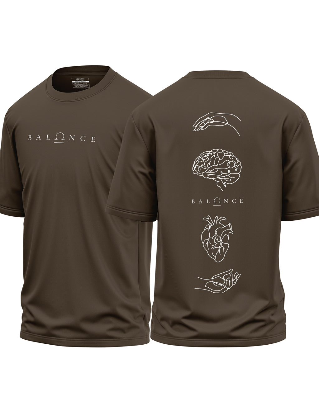 Balance Mind And Heart Cotton Oversized T-Shirt