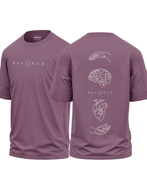 Balance Mind And Heart Cotton Oversized T-Shirt