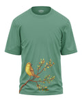 Golden Finch Branch Oversized T-Shirt