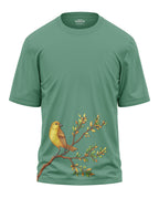 Golden Finch Branch Oversized T-Shirt