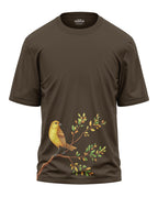 Golden Finch Branch Oversized T-Shirt