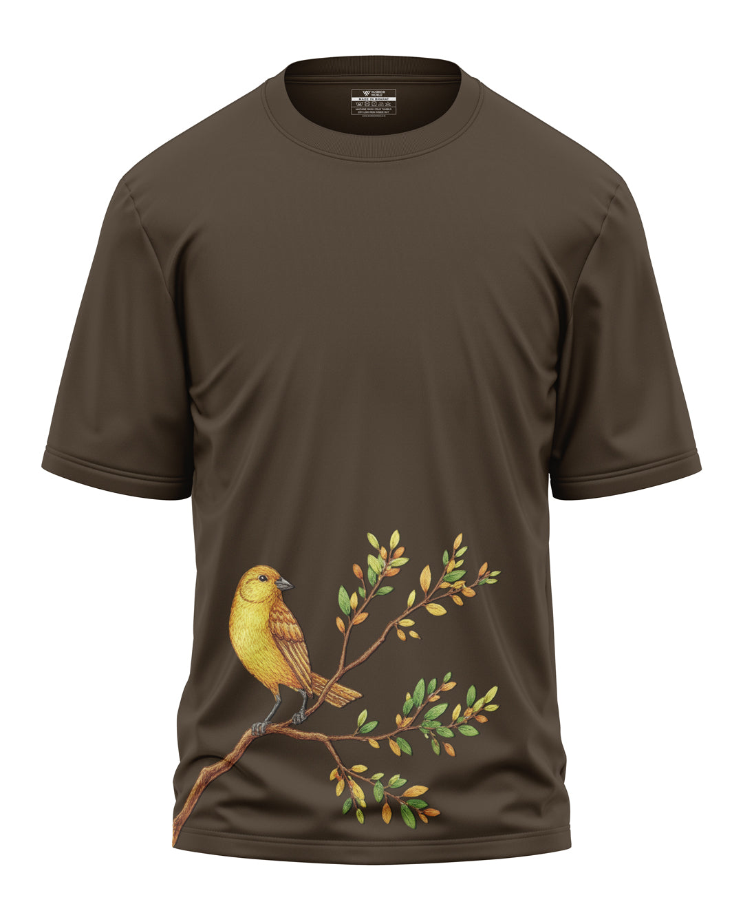 Golden Finch Branch Oversized T-Shirt