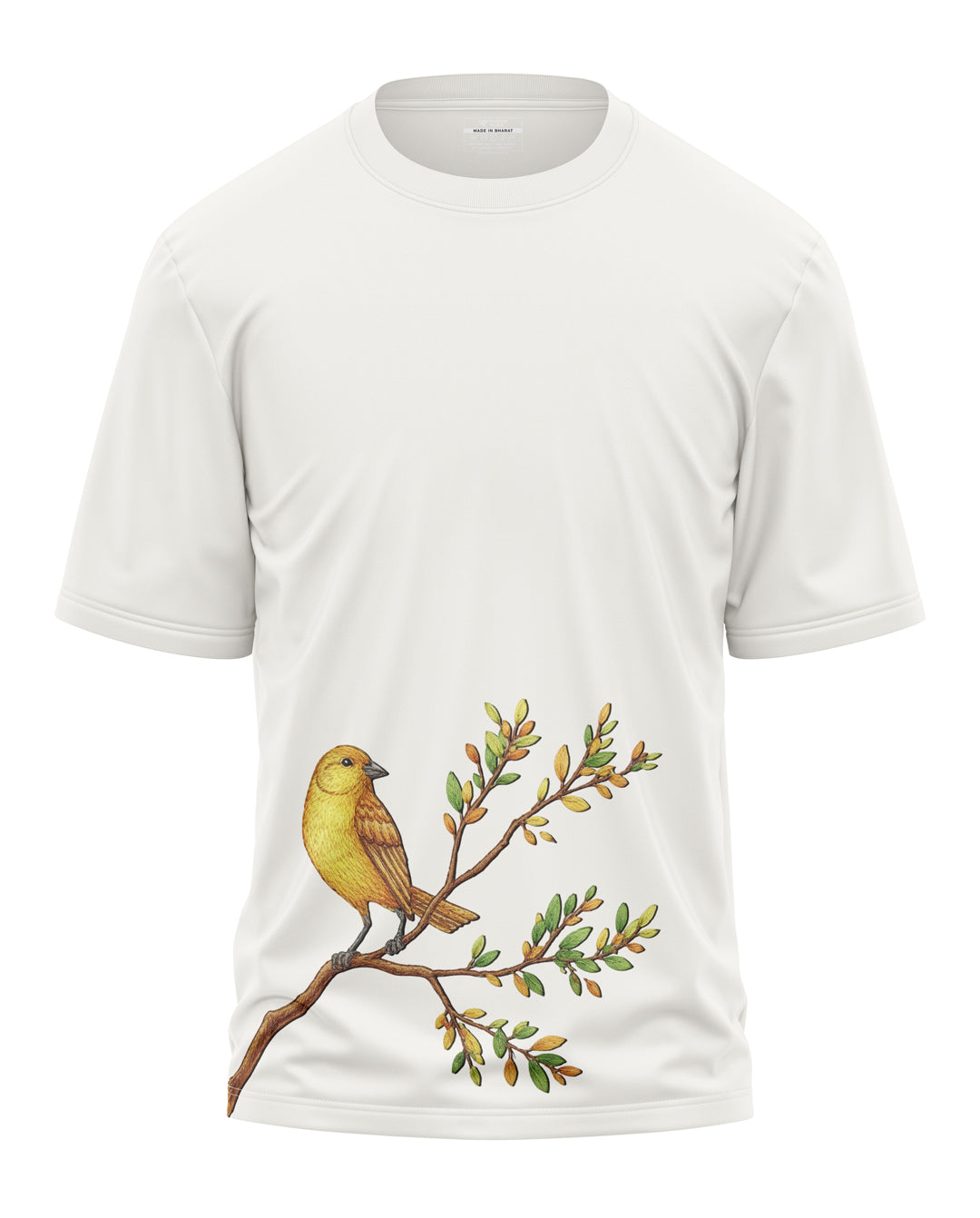 Golden Finch Branch Oversized T-Shirt