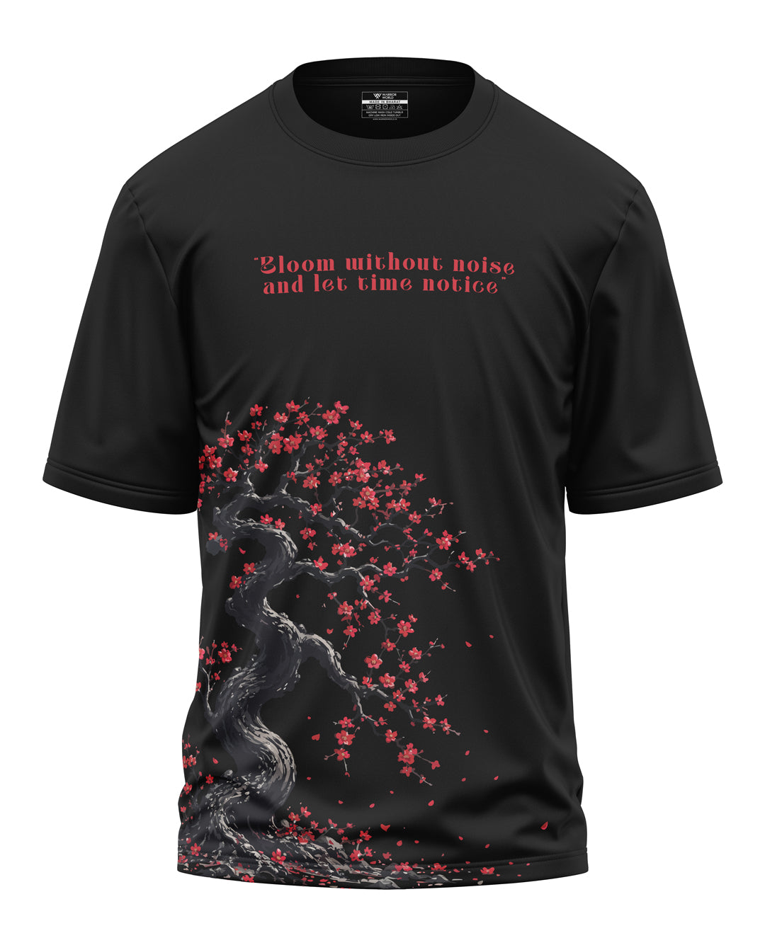 Bloom Without Noise Cotton Oversized T-Shirt