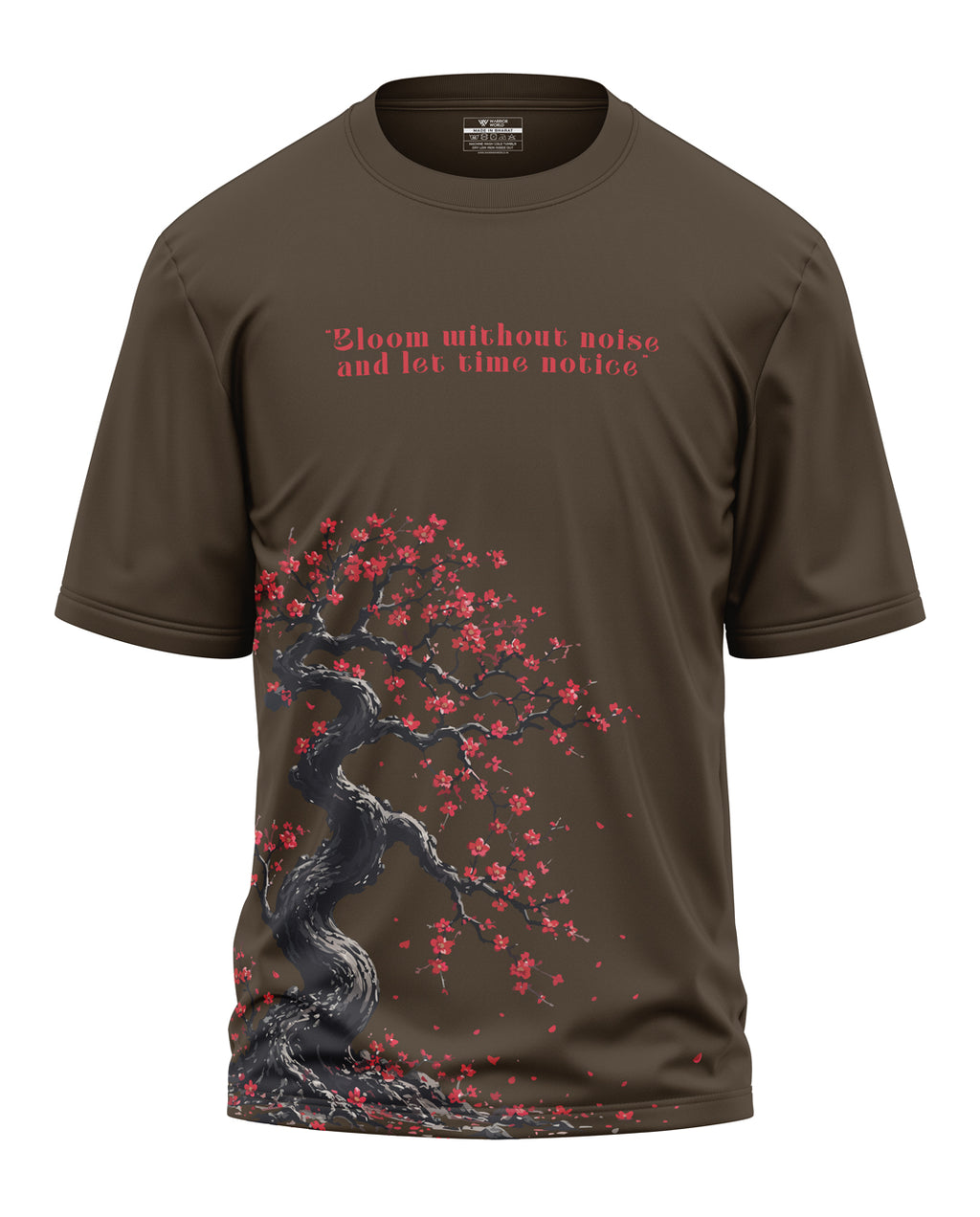 Bloom Without Noise Cotton Oversized T-Shirt