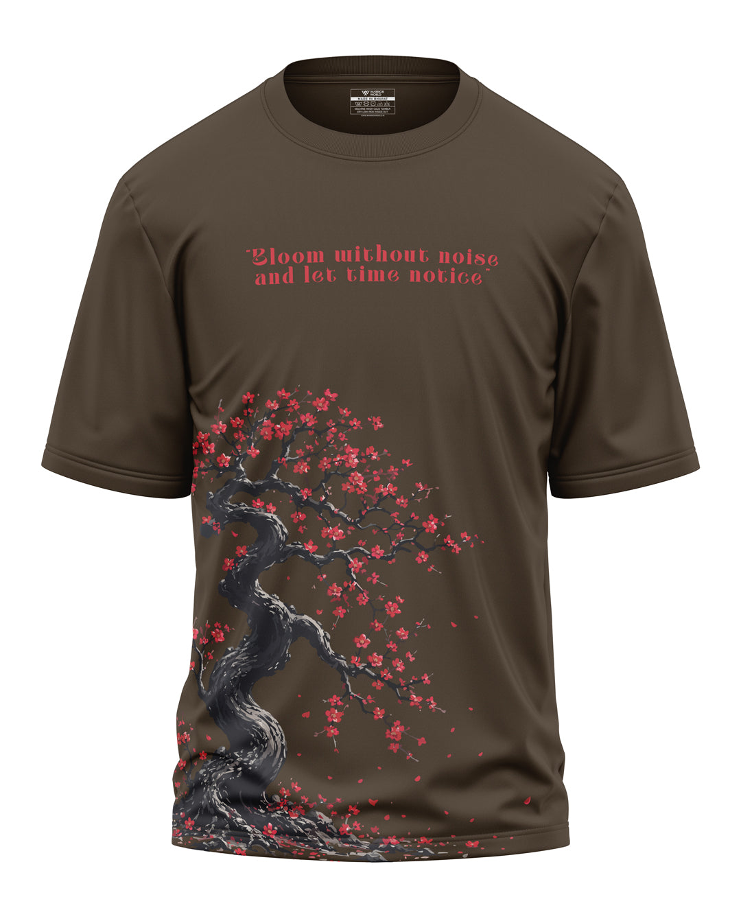 Bloom Without Noise Cotton Oversized T-Shirt