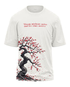 Bloom Without Noise Cotton Oversized T-Shirt