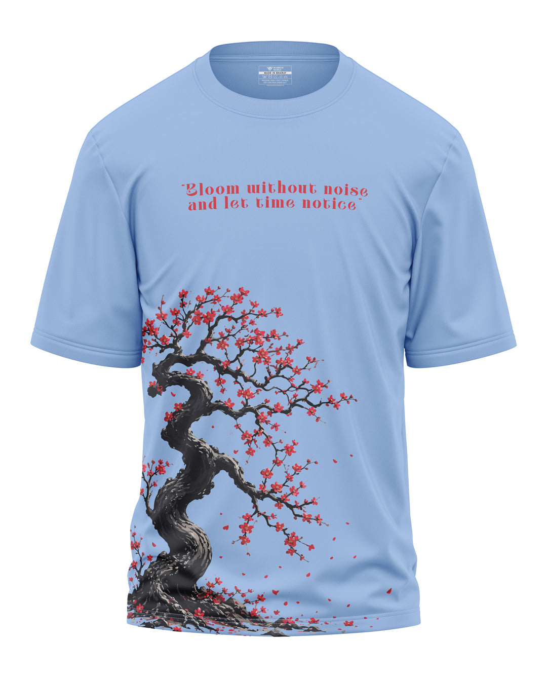 Bloom Without Noise Cotton Oversized T-Shirt